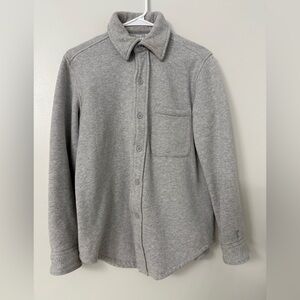 Aritzia TNA Cozy Fleece button up